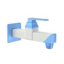 R.N. 15 mm PTMT Taps Wall Mounted Long Body Bib Cock with Flange_0