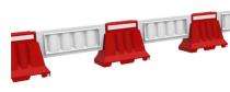FRONTIER Plastic Safety Barricade Road Barrier FRB - 2 ST + FRB - 3 ST_0