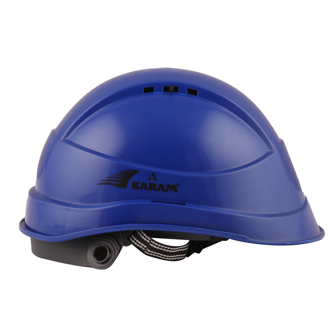 Karam Polyethylene Lamination Blue Air Ventilated Safety Helmets PN545_2