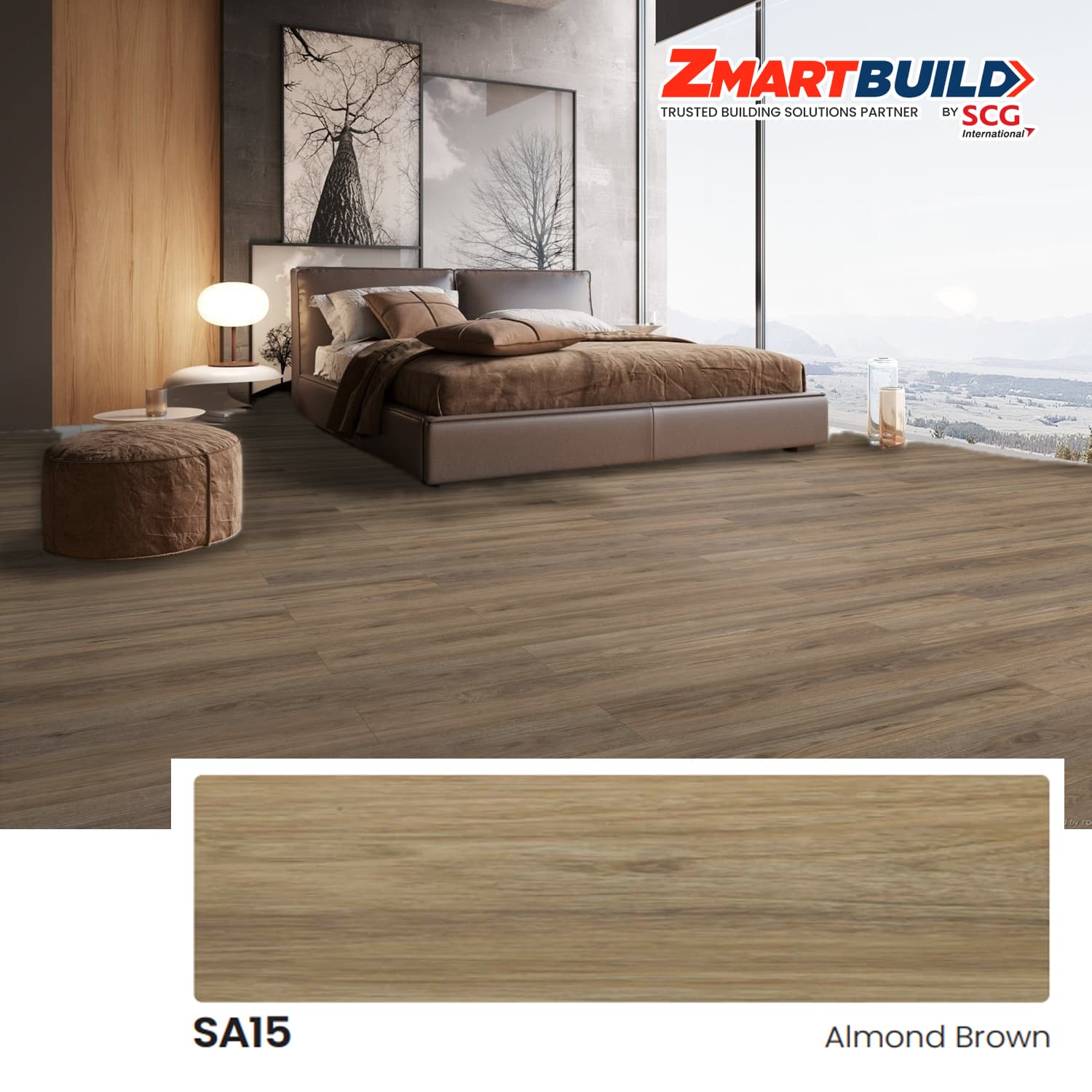 ZMARTBUILD SA15 SPC Flooring 4 mm Semi Matt_1