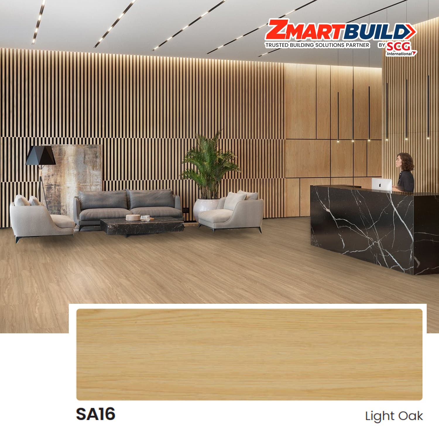 ZMARTBUILD SA16 SPC Flooring 4 mm Semi Matt_1