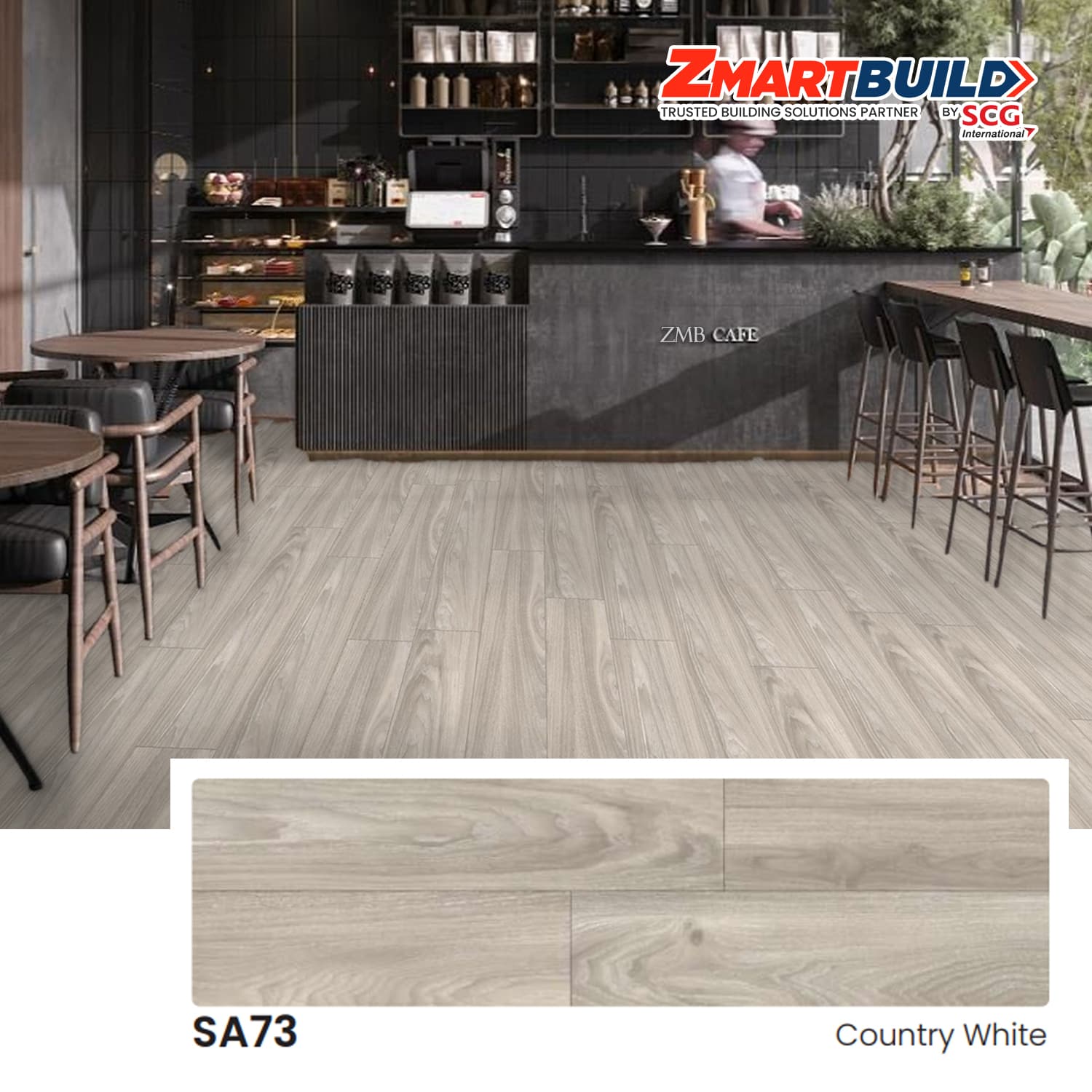 ZMARTBUILD SA73 SPC Flooring 4 mm Semi Matt_1