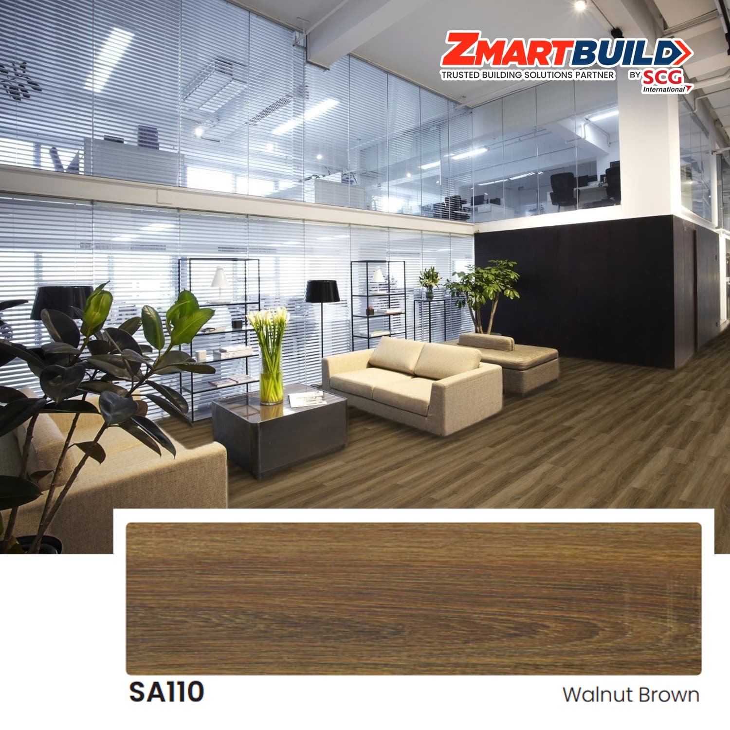 ZMARTBUILD SA110 SPC Flooring 4 mm Semi Matt_1