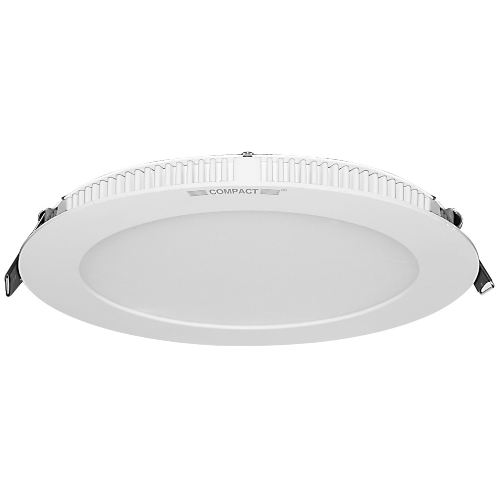 COMPACT 15 W Round Cool White 179 x 22 mm LED Panel Lights Recessed Mounted_1