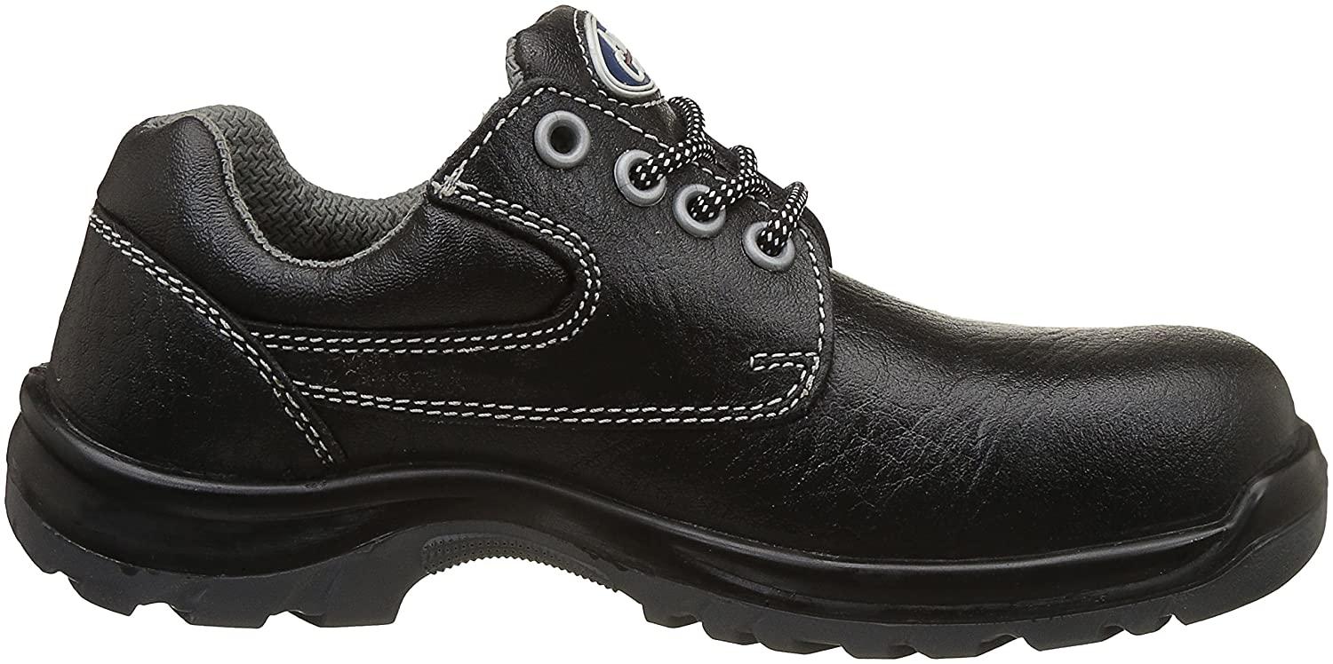 Allen Cooper AC-1265 Buff CG Apollo Leather Non Metallic Composite Toe Safety Shoes Black_2