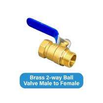 PIONEER 50 mm 2 Way Male to Female Brass Ball Valves Threaded_0