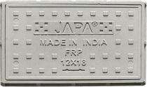 JAPA Gully Manhole Cover FRP Glass Fibre 10 x 16 inch_0