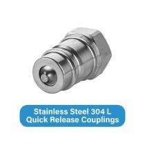 PIONEER 2 mm Threaded Quick Release Couplings SS 304L 4000 psi 1 inch_0