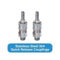 PIONEER 1 mm Threaded Quick Release Couplings SS 304 4000 psi 1/8 inch_0