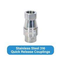 PIONEER 4 mm Threaded Quick Release Couplings SS 316 4000 psi 1 inch_0