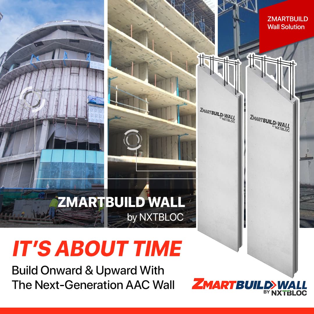 ZMARTBUILD Wall by NXTBLOC 4.2 N/mm2 AAC Wall Panel 3000 mm 600 mm 75 mm_1
