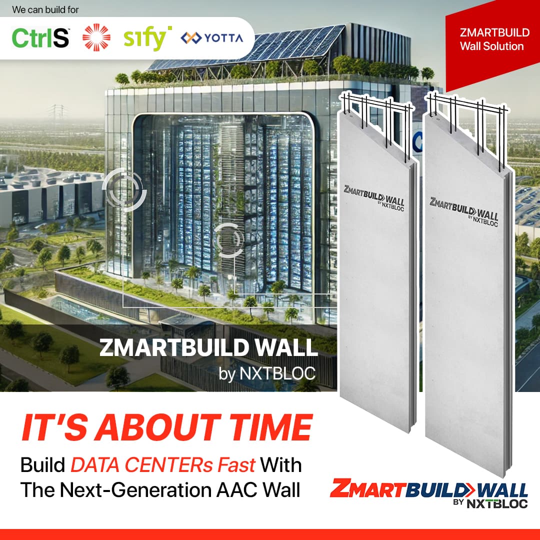 ZMARTBUILD Wall by NXTBLOC 4.2 N/mm2 AAC Wall Panel 3000 mm 600 mm 75 mm_2