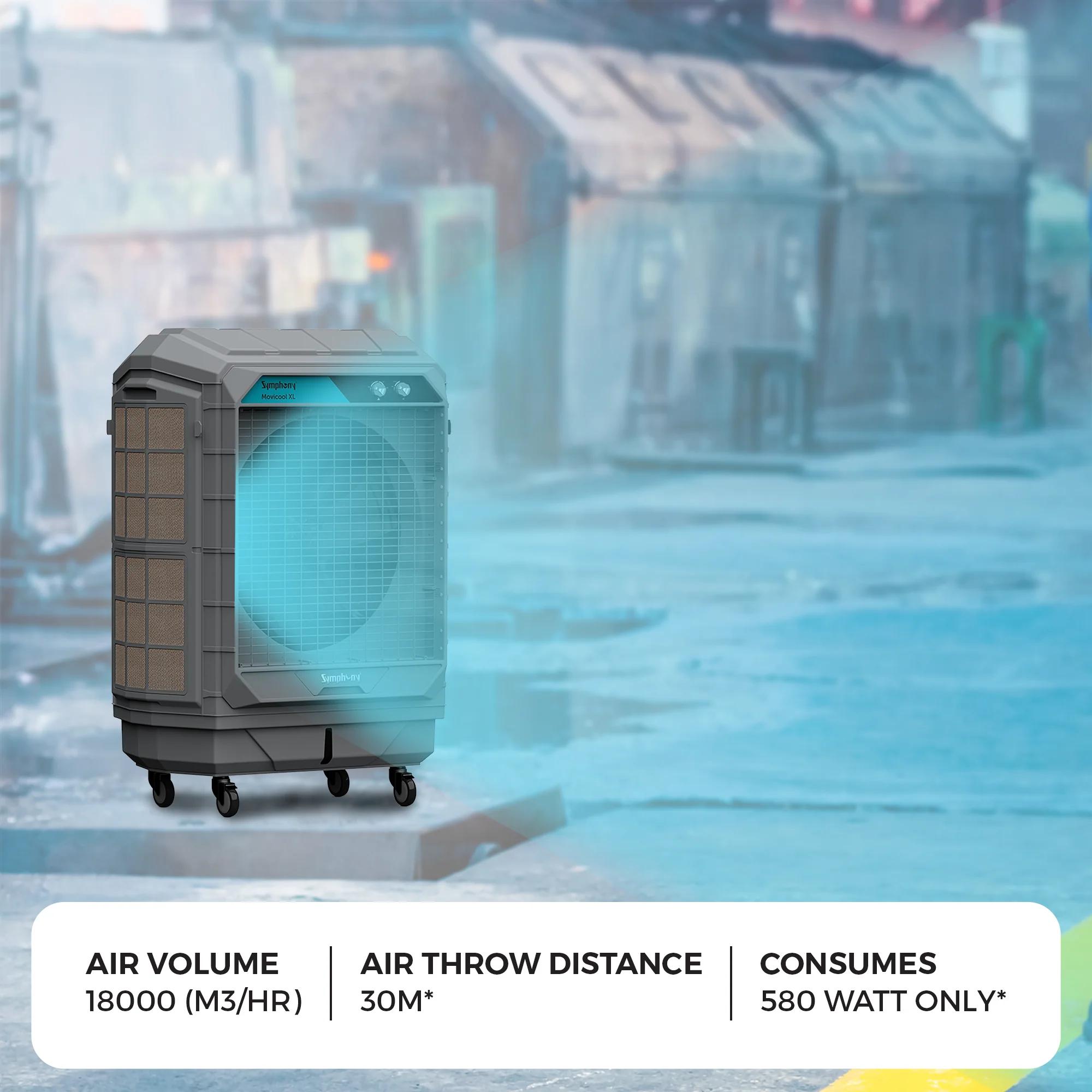 Symphony 580 W 18000 CMH Industrial Air Cooler MOVICOOL XL 100-G Above 550 sqft_4