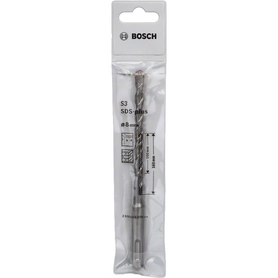 BOSCH 8 mm Drill Bits Hammer 2608680270 160 mm_1