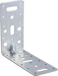 SHREE 150 mm L Shape Silver Stainless Steel Bracket with Extension_0