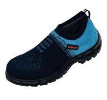 Karam FS 203 Flyknit Fabric Composite Toe Safety Shoes Black and Blue_0