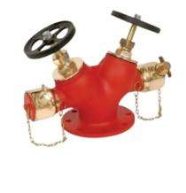 Protecto Fire Gun Metal Double Headed Hydrant Valves_0