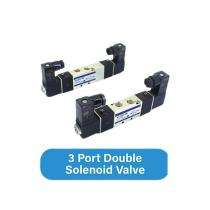 PIONEER Brass 1/8 inch BSP 3 Port Double Direct Acting Solenoid Valves_0