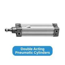 PIONEER 100 mm Compact Pneumatic Cylinder Double Acting 10 - 25 kg/cm2_0