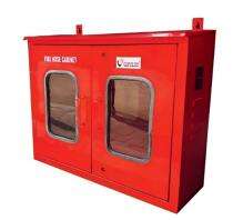 Protecto Fire Mild Steel Double Door Fire Hose Cabinet 750 x 600 x 250 mm 15 m_0