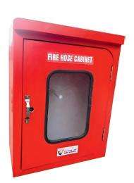 Protecto Fire FRP Single Door Fire Hose Cabinet 450 x 600 x 250 mm 15 m_0