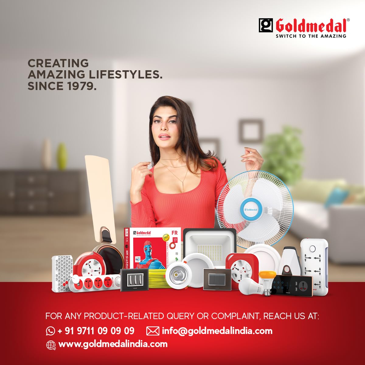 Goldmedal Geo Fox BLDC 1200 mm 3 Blades 35 W White Ceiling Fans_3