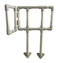 WEST COAST Aluminium Handrail Polished 4 x 1 ft_0