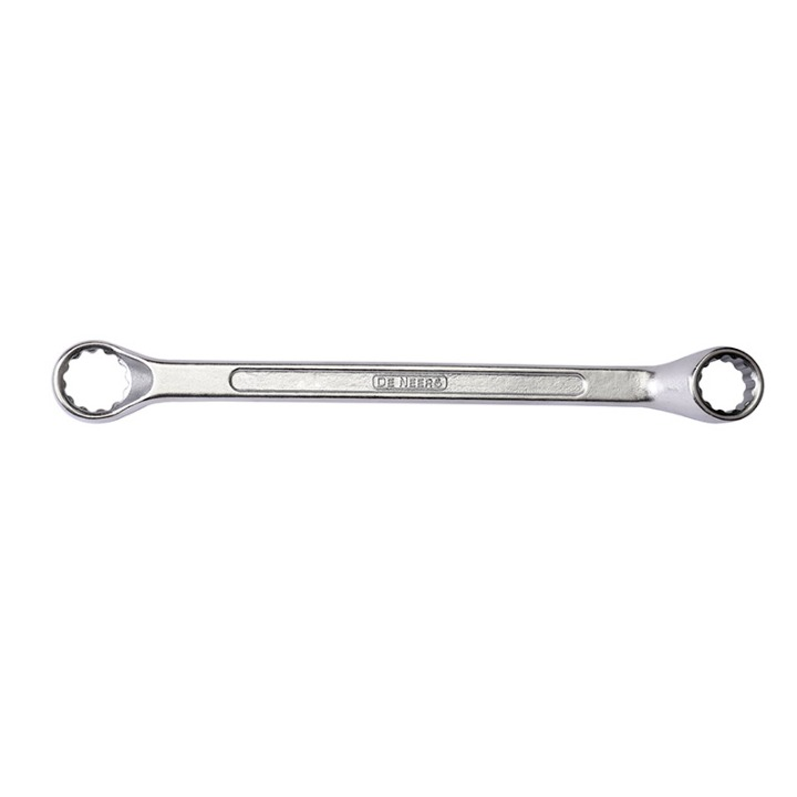 DE NEERS 13 cm Bi-Hexagon Ring Shallow Offset Hand Spanners BHRSO1011 10 x 11 mm_0
