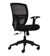 Rokith Revolving Black 1050 x 620 x 680 mm Mesh Office Chairs_0