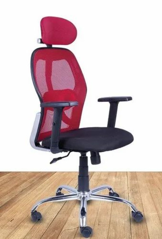 Rokith Revolving Black 985 x 635 x 605 mm Mesh Office Chairs_2