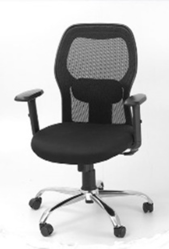 Rokith Revolving Black 985 x 635 x 605 mm Mesh Office Chairs_3