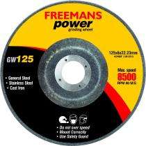 FREEMANS 125 mm Grinding Wheels GW125 6 mm 15300 rpm 22.23 mm_0