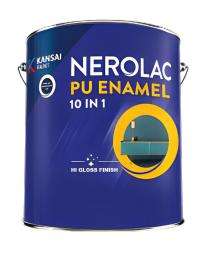 NEROLAC PU Modified Alkyd Based Black Enamel Paints Rich Glossy_0