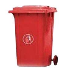 Wheeled Bins Red 240 L Plastic_0