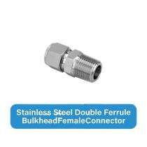 PIONEER 8 mm Stainless Steel Pipe Fitting Double Ferrule Connector_0