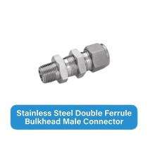 PIONEER 1/8 inch Stainless Steel Pipe Fitting Double Ferrule Connector_0