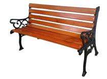 AE 3 Seater Waiting Bench Cast Iron 70 x 26 x 31 inch_0