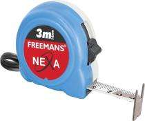 FREEMANS 16 mm ABS Measuring Tapes 3 m Blue_0