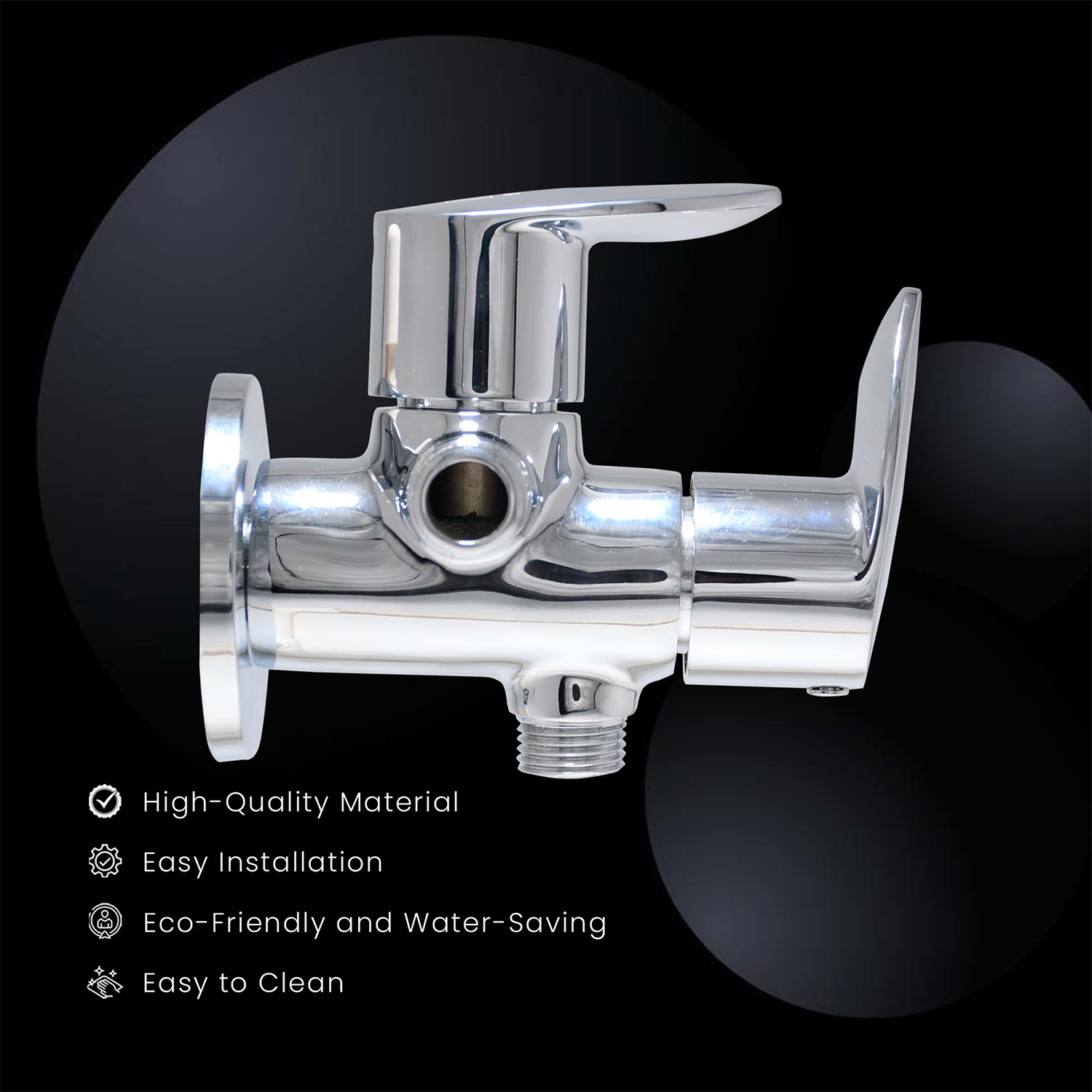 D&B Bathware Chrome plated Angle Cock Faucet NAUTICA-6110_1