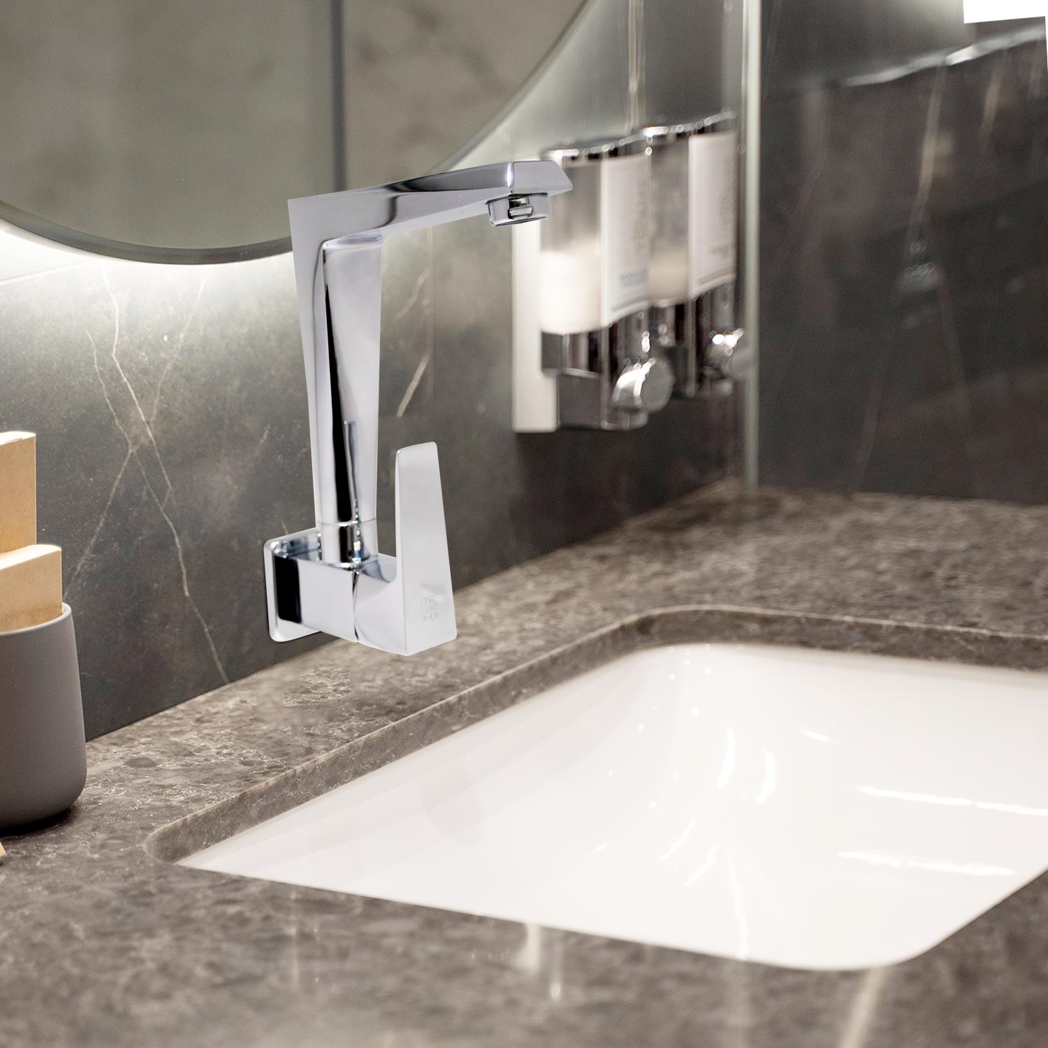 D&B Bathware Chrome Plated Sink Cocks Faucet ENIGMA-3511_4