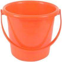 Plastic 5 L Bucket 22 x 22 x 18 cm Orange_0