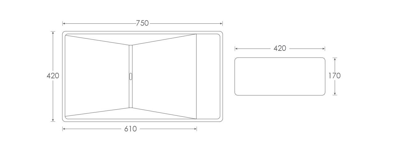 Simpolo Wash Basin LARICE Table Top_1