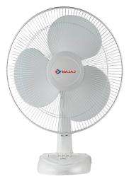 Bajaj Veloce 400 mm 3 Blades White Table Fan_0