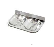 CERAMIC Oval Stainless Steel Soap Dish_0