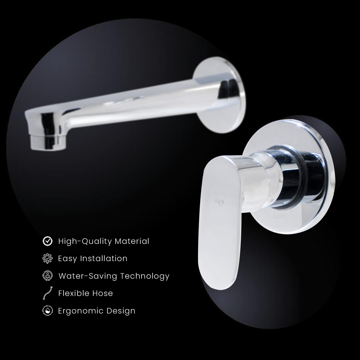 D&B Bathware Chrome Plated Bath Spout Faucet IVANO-3419_2