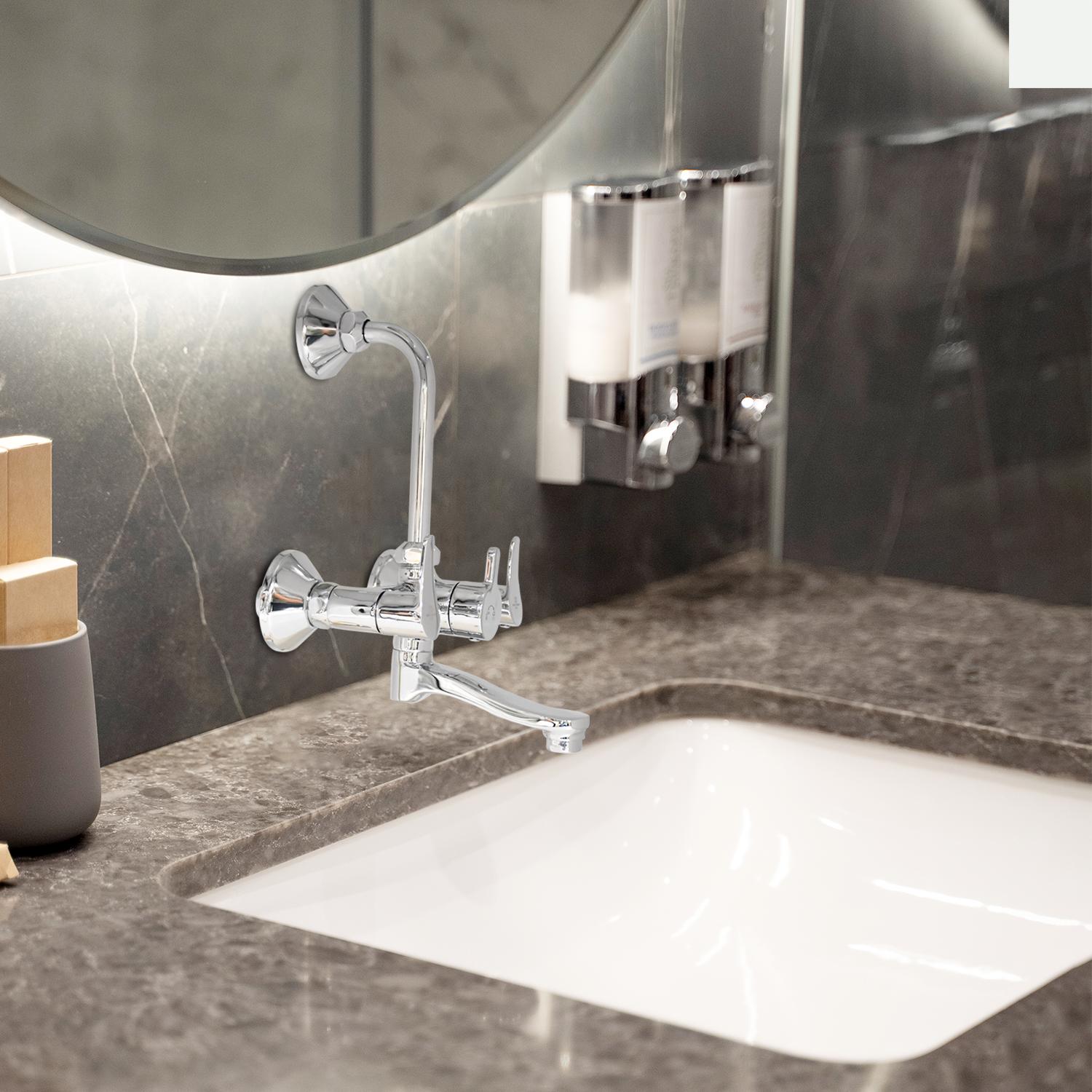 D&B Bathware Chrome Plated Sink Mixers Faucet LAZZARO-3308_3