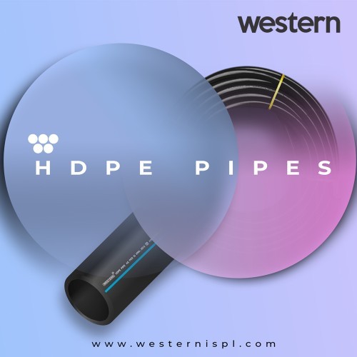 WESTERN 225 mm PE 80 HDPE Pipes PN 10 Straight Length_4