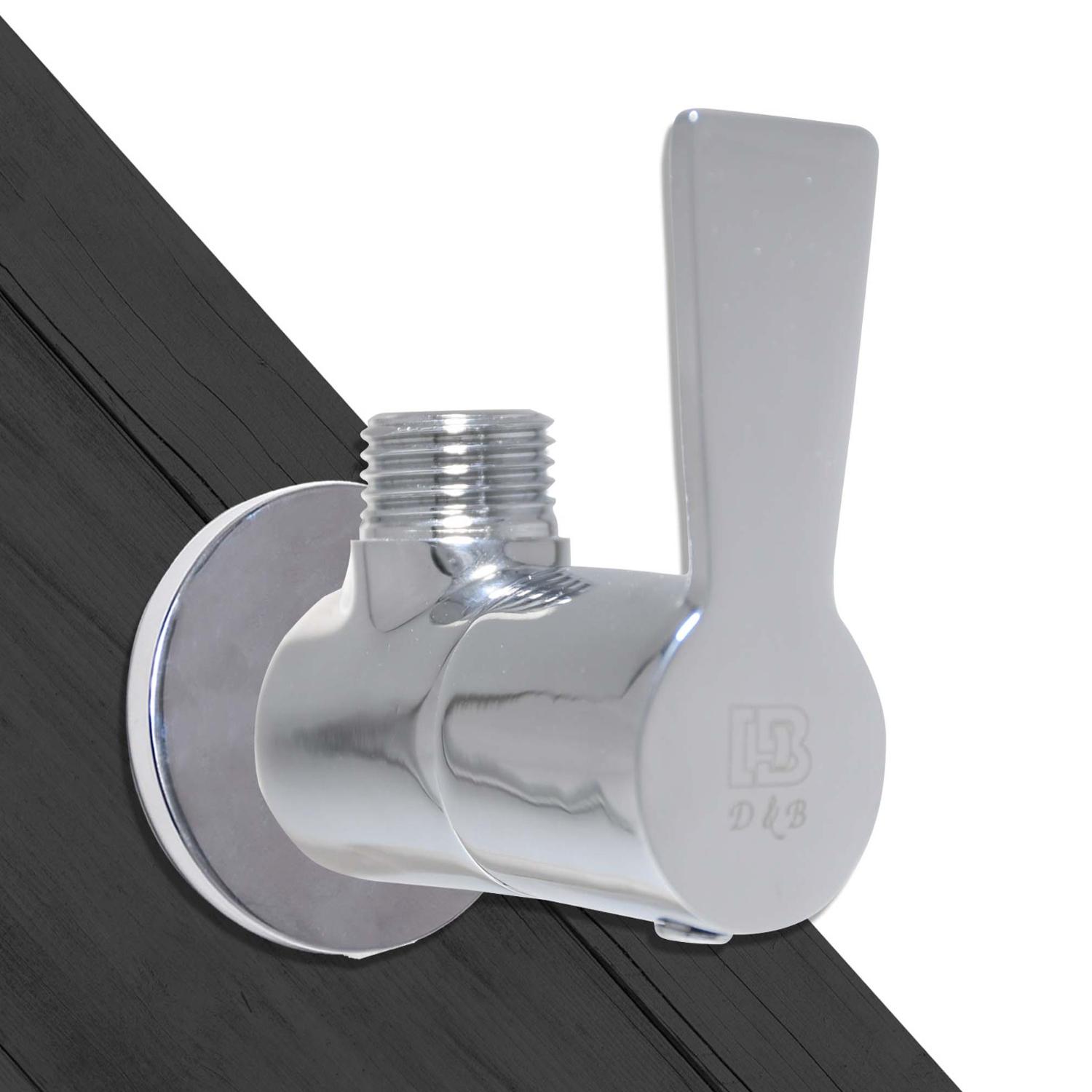 D&B Bathware Chrome Plated Angle Cock Faucet PICCOLO-3202_1