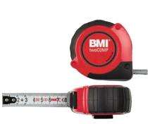 BMI 13 mm Steel and fibre Measuring Tapes 10 m Red and Silver_0