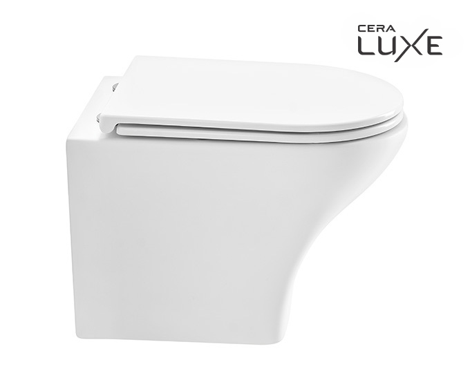 CERA EWC with Seat Cover and Flush CRESTELLE Wall Hung_1